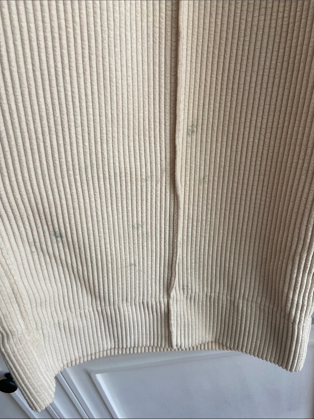 Urban Outfitters Wide Leg Corduroy Cargo Pants in Cream - Picture 6 of 6